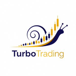Logo TurboTrading, caracol de velas financieras